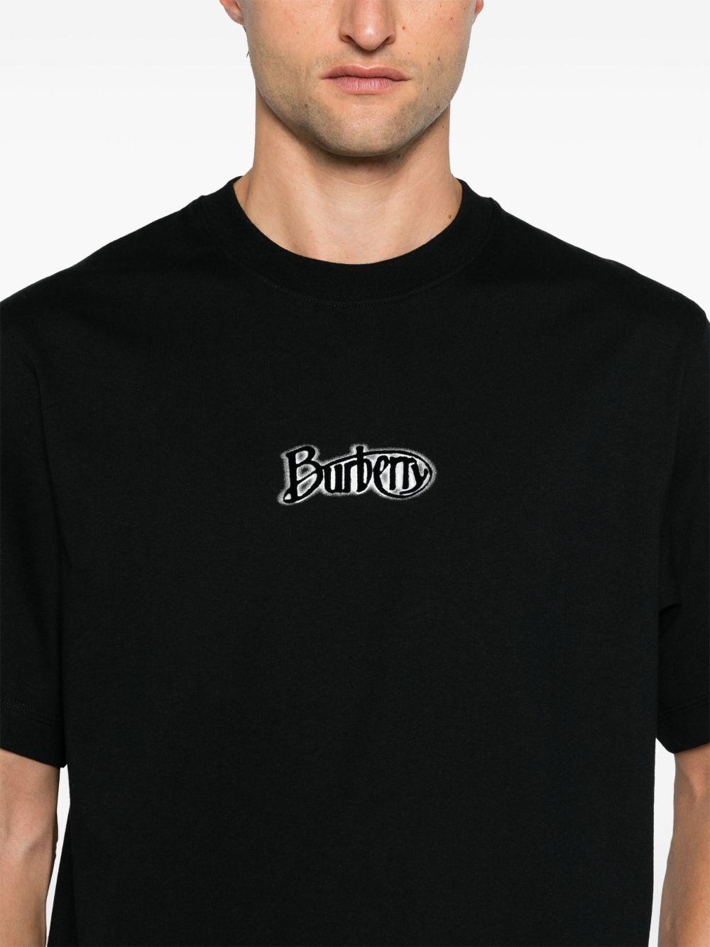 flocked-logo T-shirt Product Image