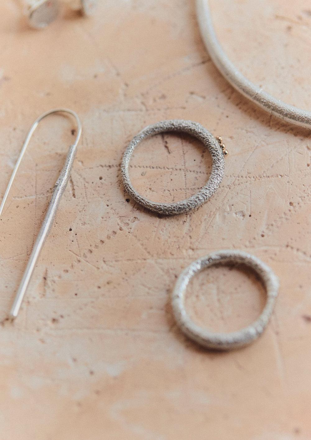 Lindey Tydeman Stud Earrings | Silver/Gold/Copper Product Image