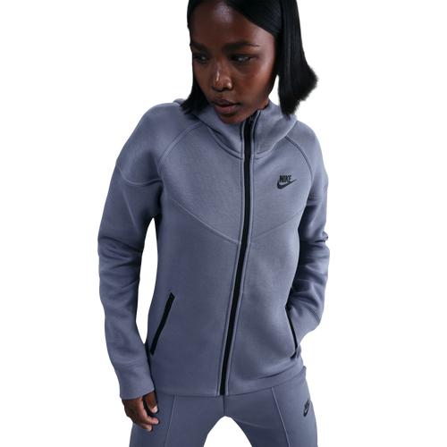 Nike Womens Nike NSW Tech Fleece WR Full-Zip Hoodie - Womens Sweet Beet/Black Product Image