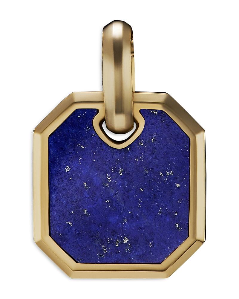 Mens Octagonal Amulet in 18K Yellow Gold Product Image