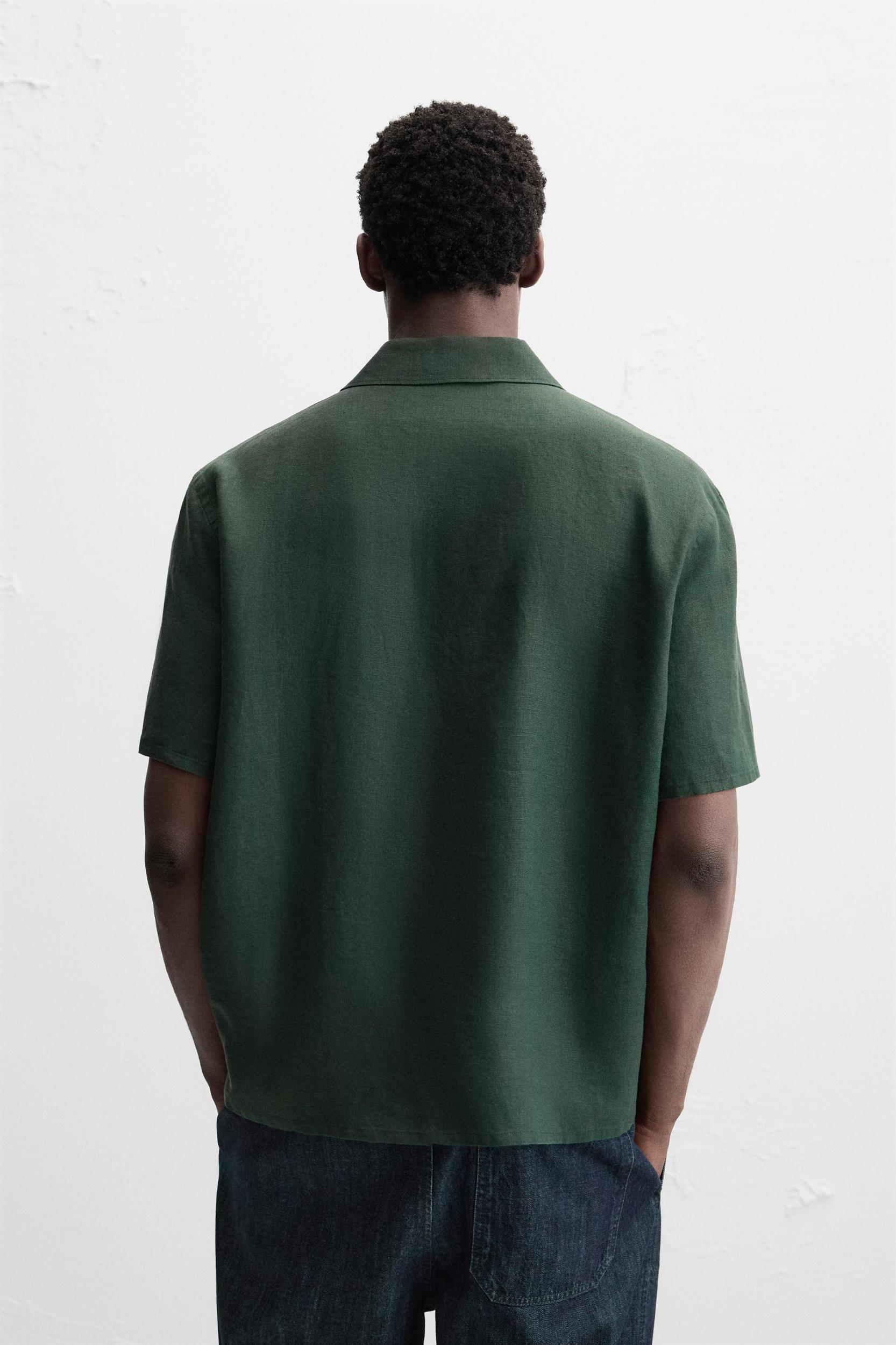 100% LINEN POLO SHIRT Product Image