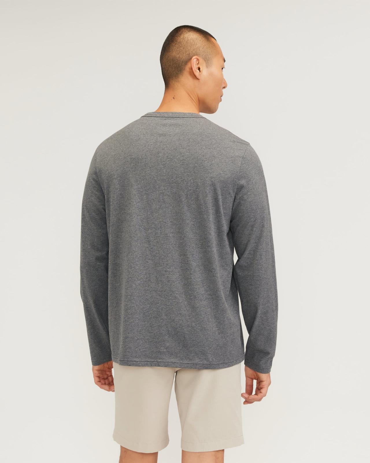 Mens Essential Organic Long-Sleeve T-Shirt by Everlane Product Image