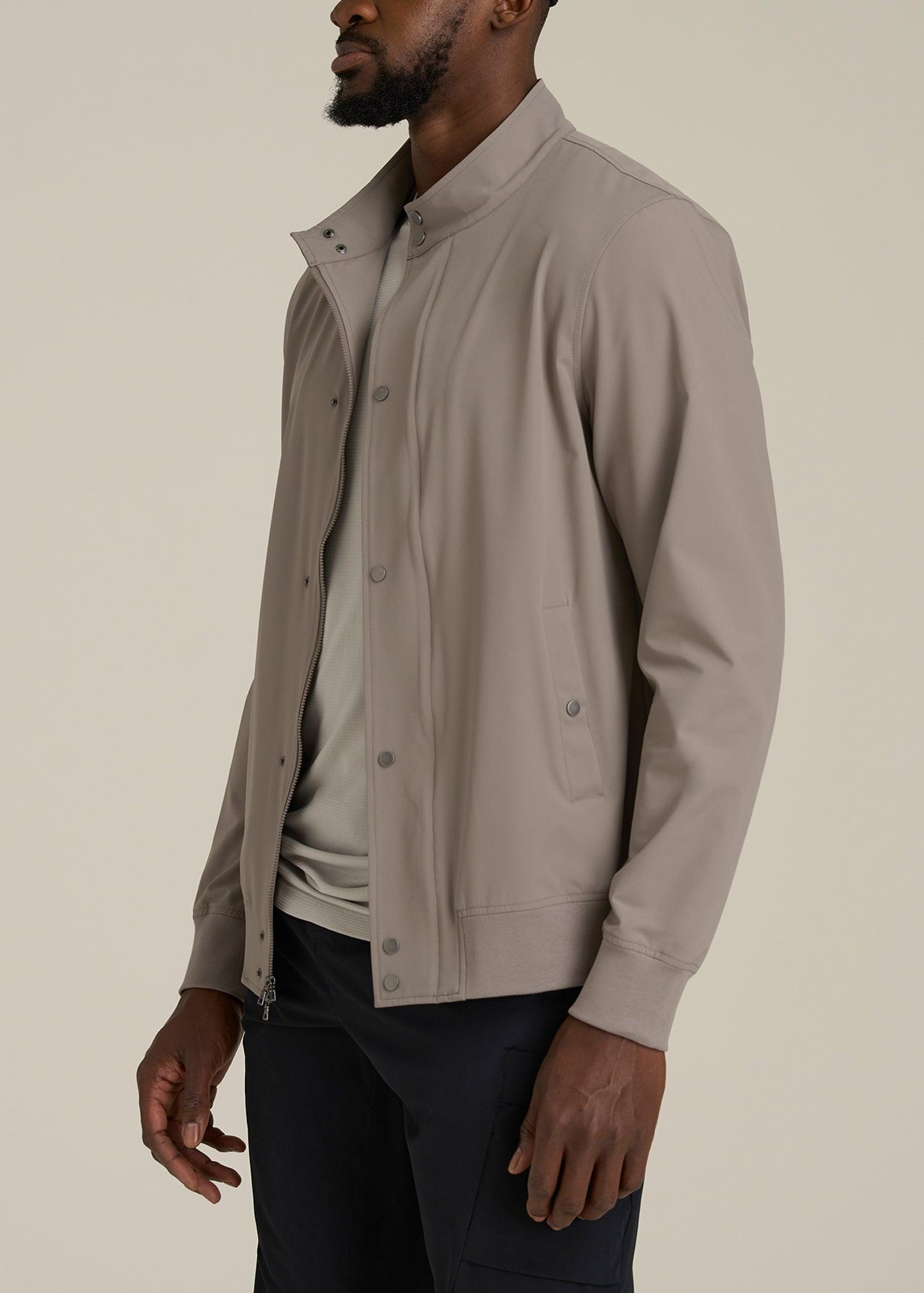 Motion Bomber Jacket for Tall Men in Portobello Product Image