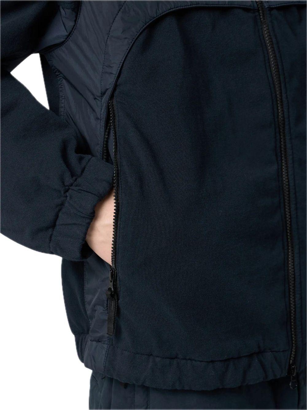 hooded panelled jacket Product Image