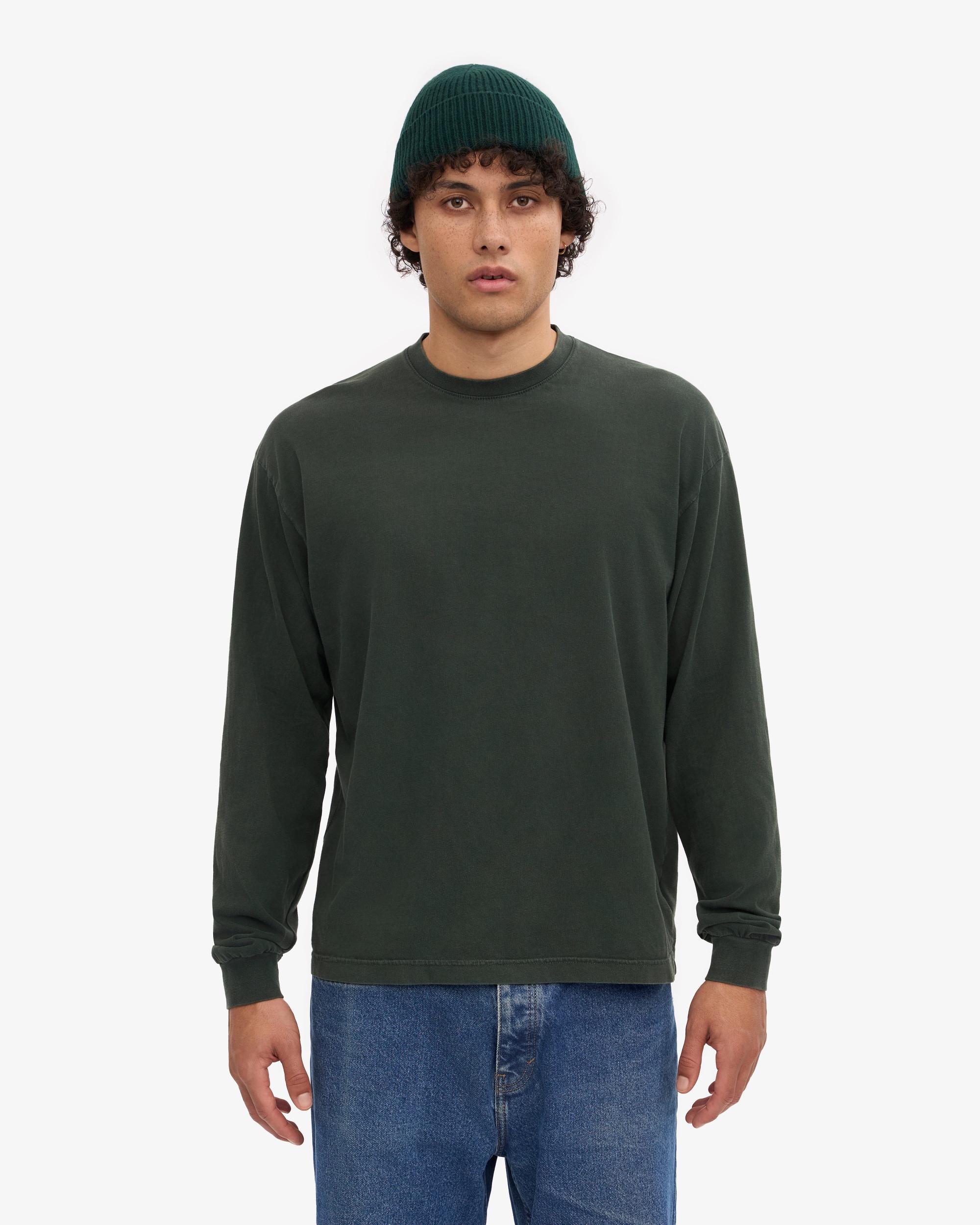 Oversized Organic LS T-Shirt - Midnight Forest Product Image