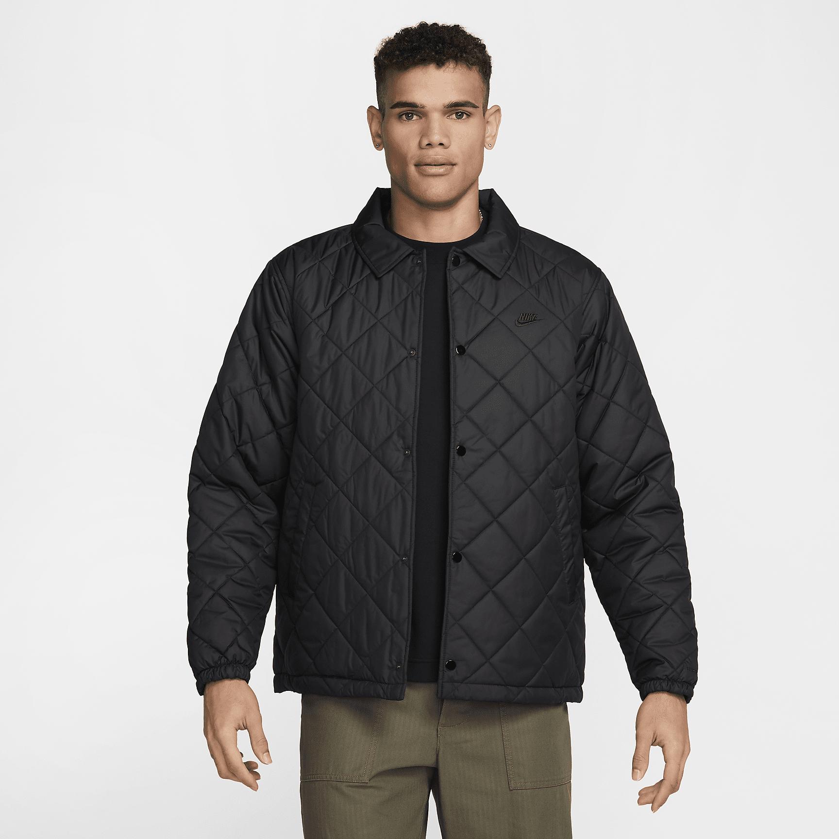 Nike Mens Nike CLUB TF Lightweight QLT Fill Jacket - Mens Black/Black Product Image