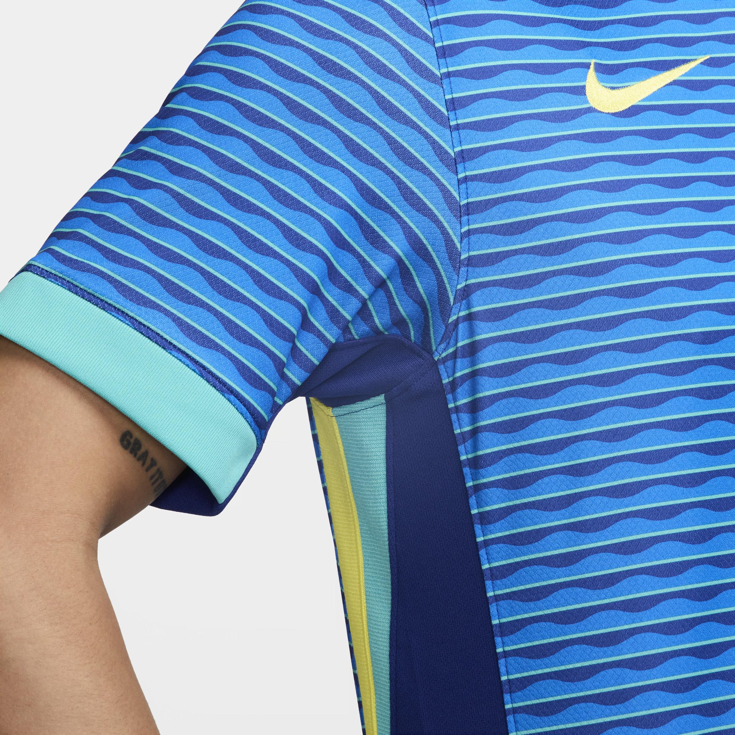 Brazil 2024 Stadium Away Nike Mens Dri-FIT Soccer Replica Jersey | FJ4283-458 Product Image