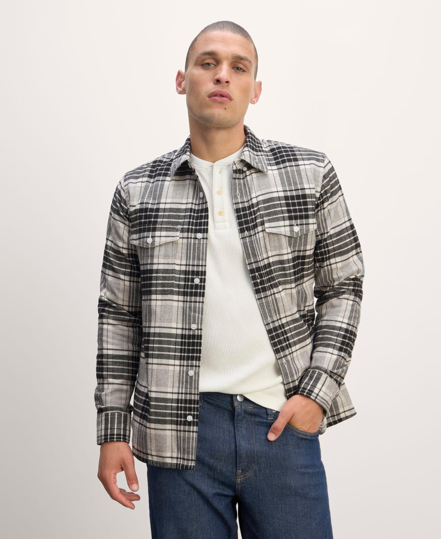 Mens Brushed Flannel Shirt by Everlane Product Image