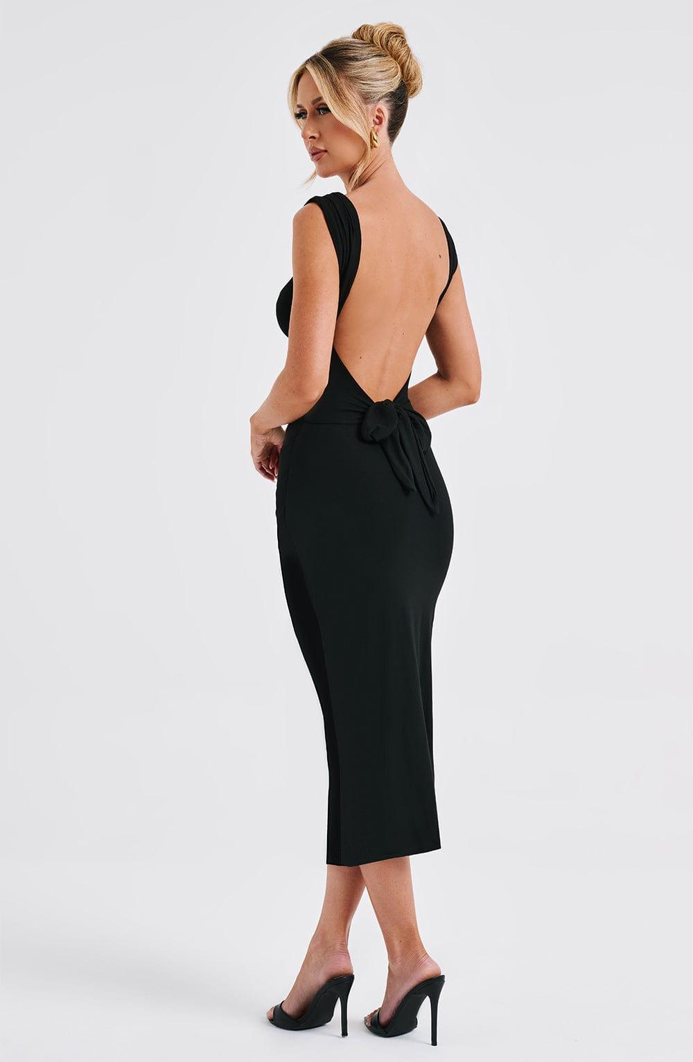 Malina Midi Dress - Black Product Image