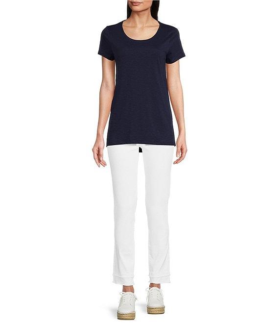 Lilly Pulitzer Etta Knit Scoop Neck Short Sleeve Tee Shirt Product Image