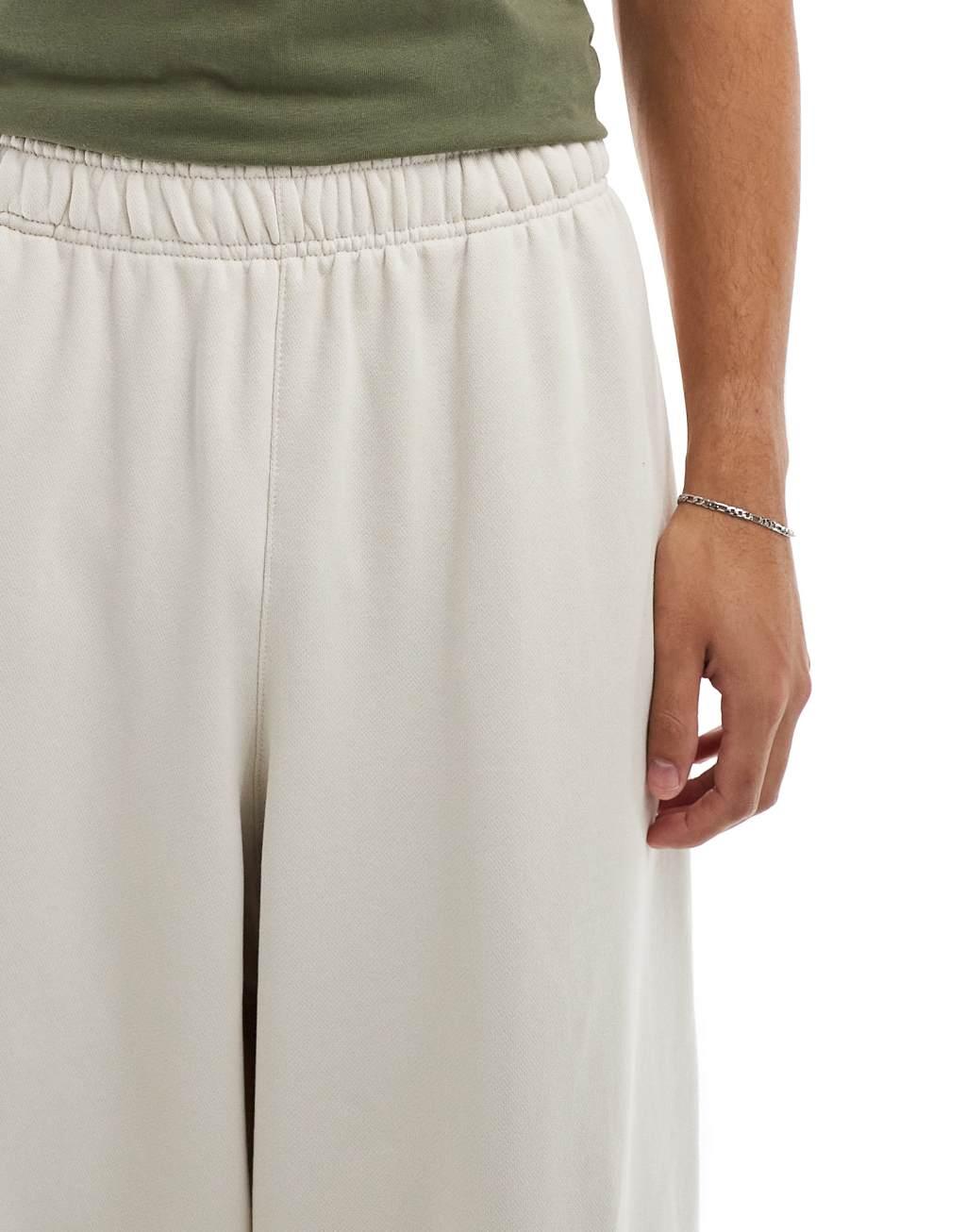 Nike Club oversized sweatpants in beige Product Image