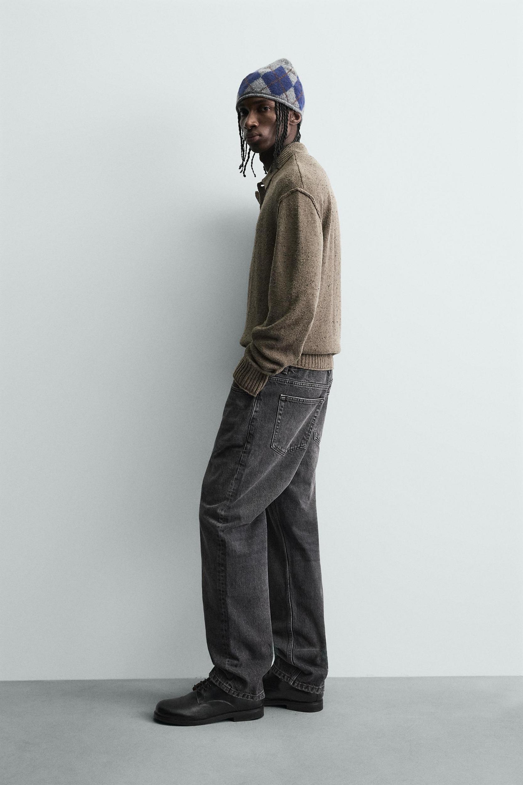 RELAXED FIT KNIT POLO SHIRT Product Image