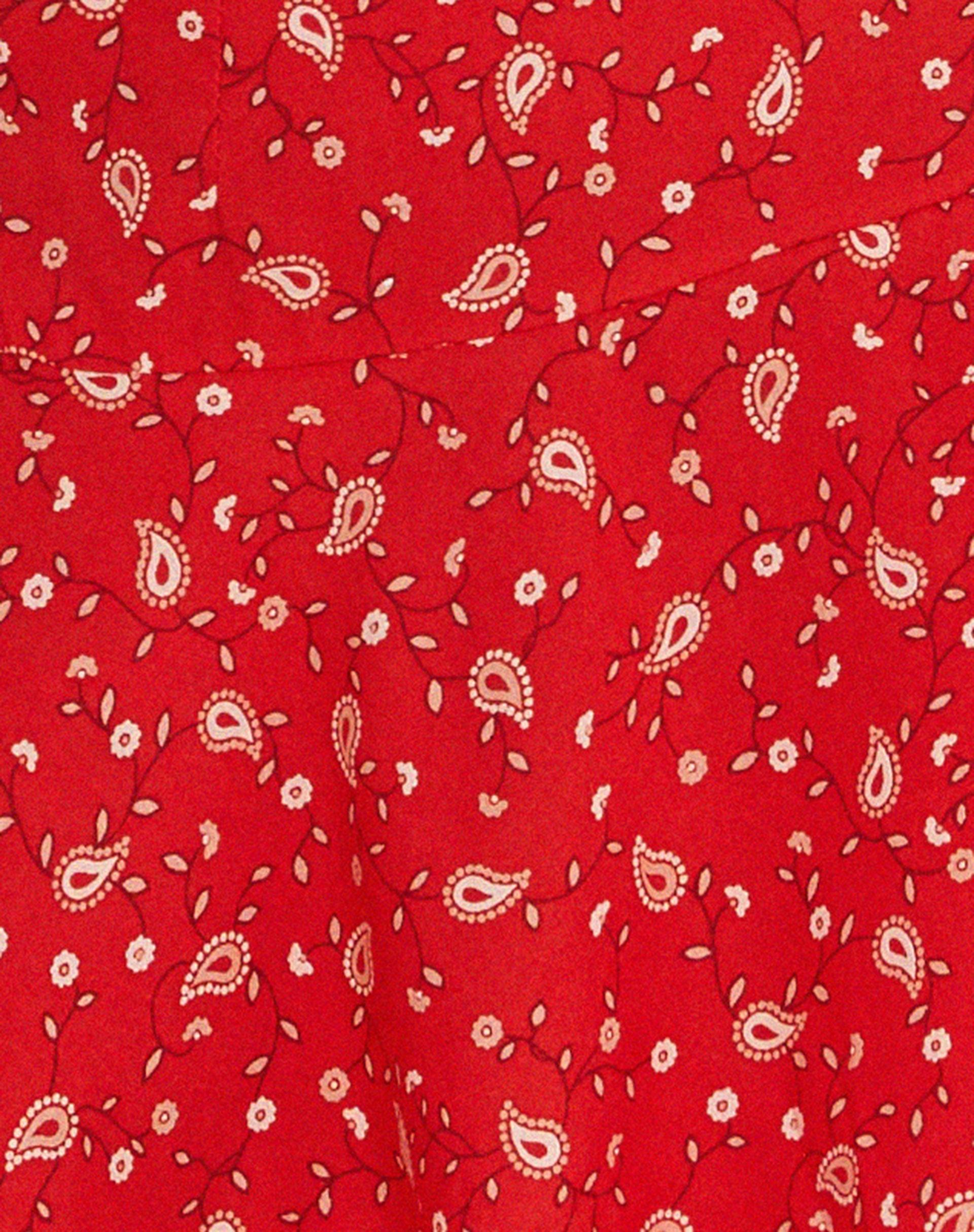 Rara Mini Skirt in Paisley Fun Red Product Image