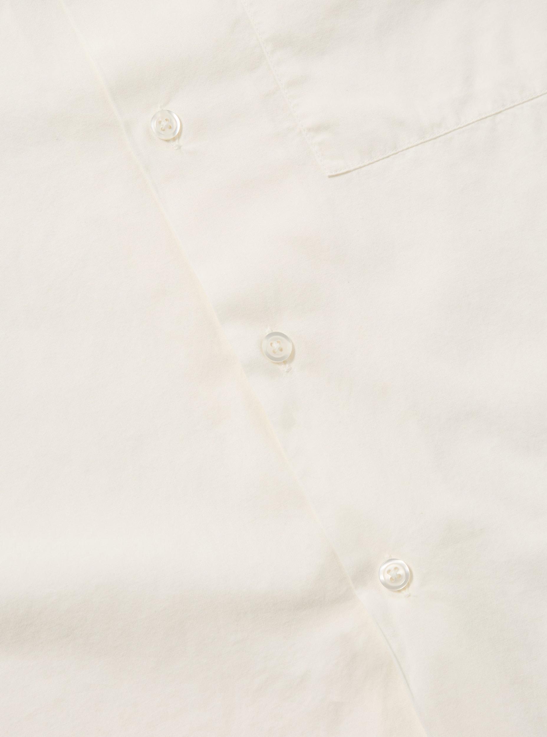 Ecru Gardenia Lycot Camp Shirt Product Image