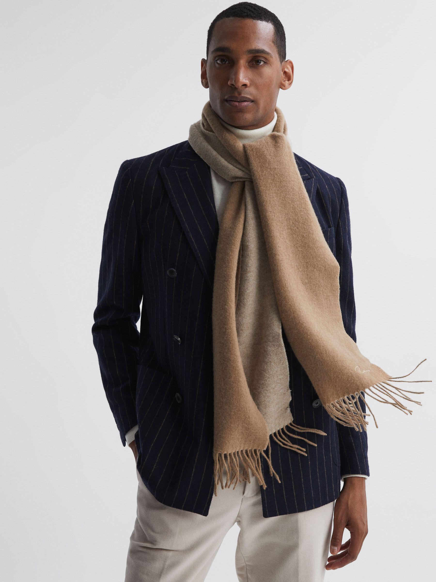 Cashmere Blend Scarf in Camel Product Image