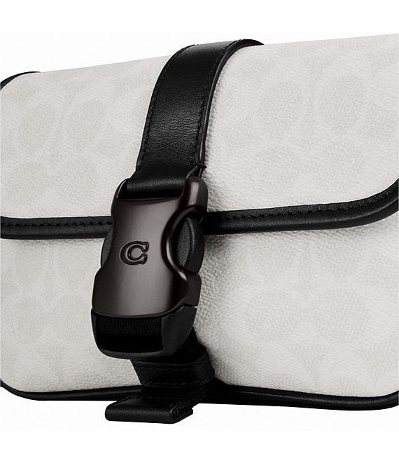 COACH League Signature Coated Canvas/Refined Calfskin Leather Crossbody Bag Product Image