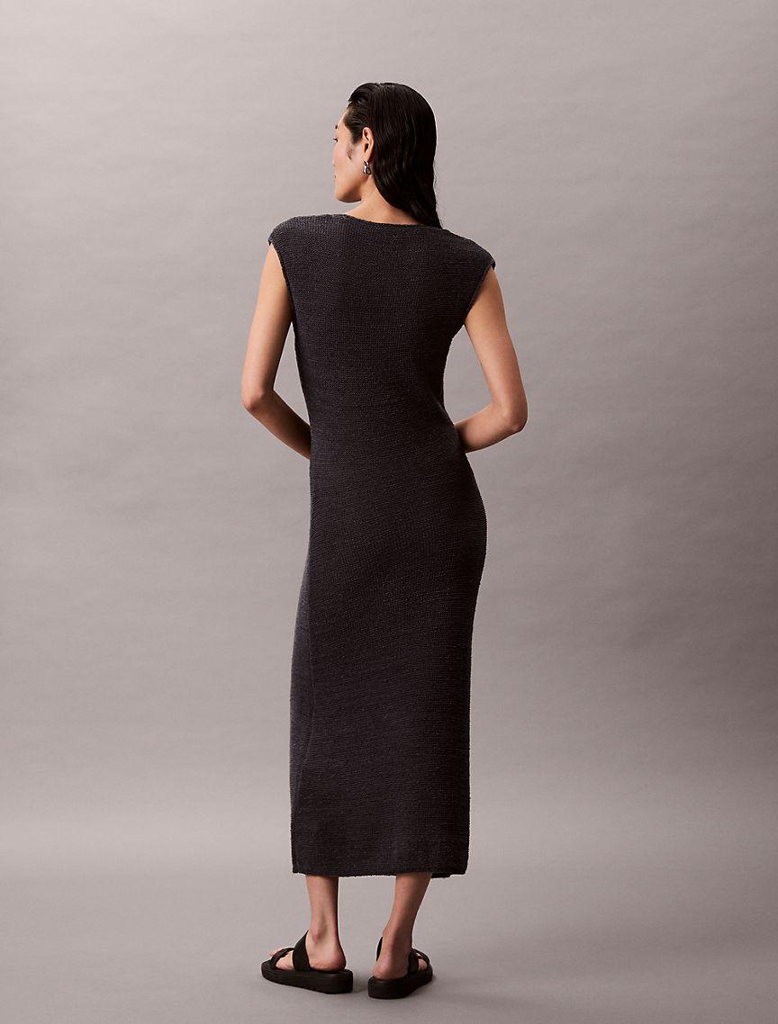 Knit Sleeveless Midi Dress Product Image