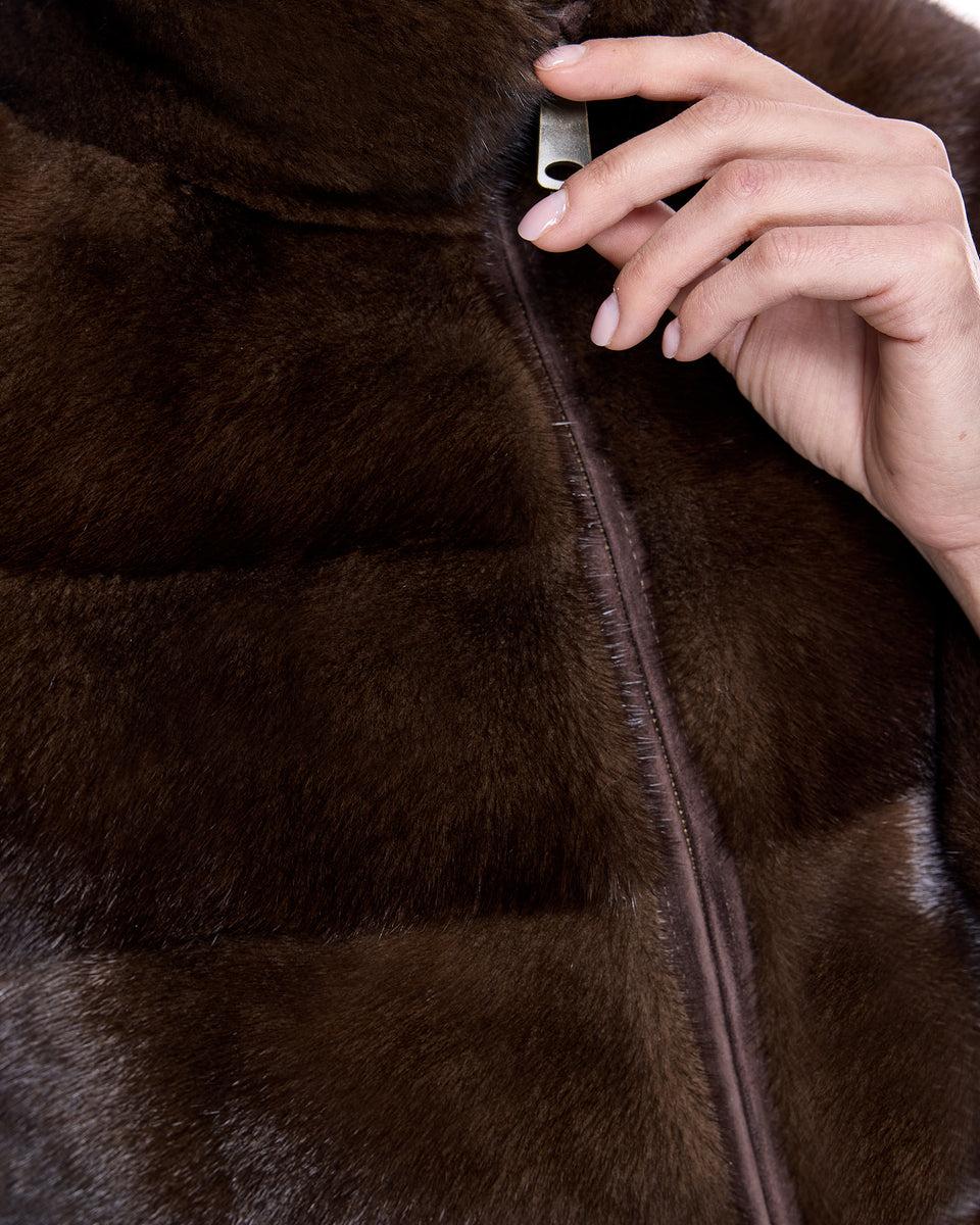 Horizontal Mink Jacket Product Image