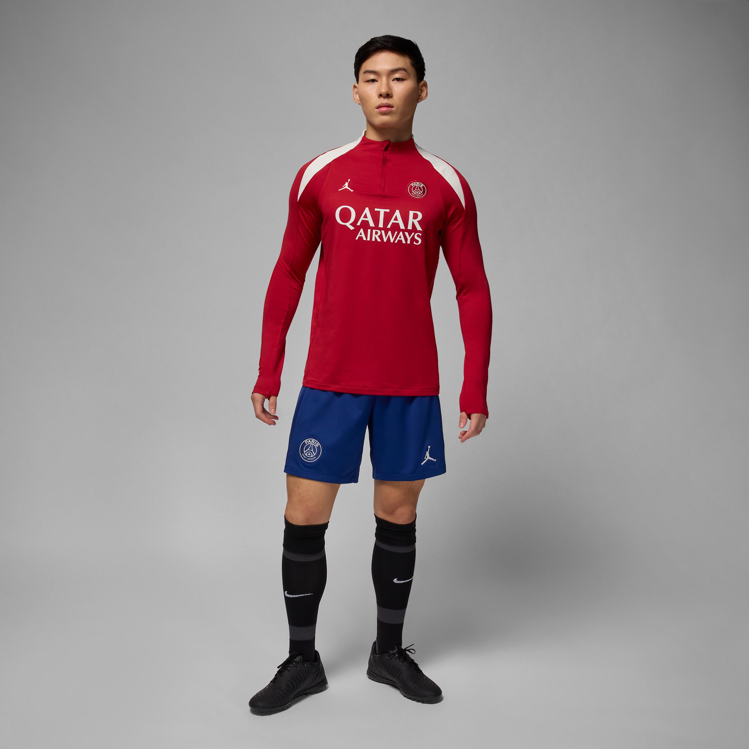 Nike Men's Paris Saint-Germain Strike Fourth Jordan Dri-FIT Soccer Knit Drill Top Product Image