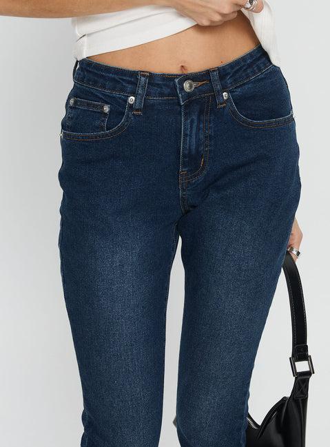 Illyssa Mid Rise Skinny Jeans Mid Blue Wash Product Image