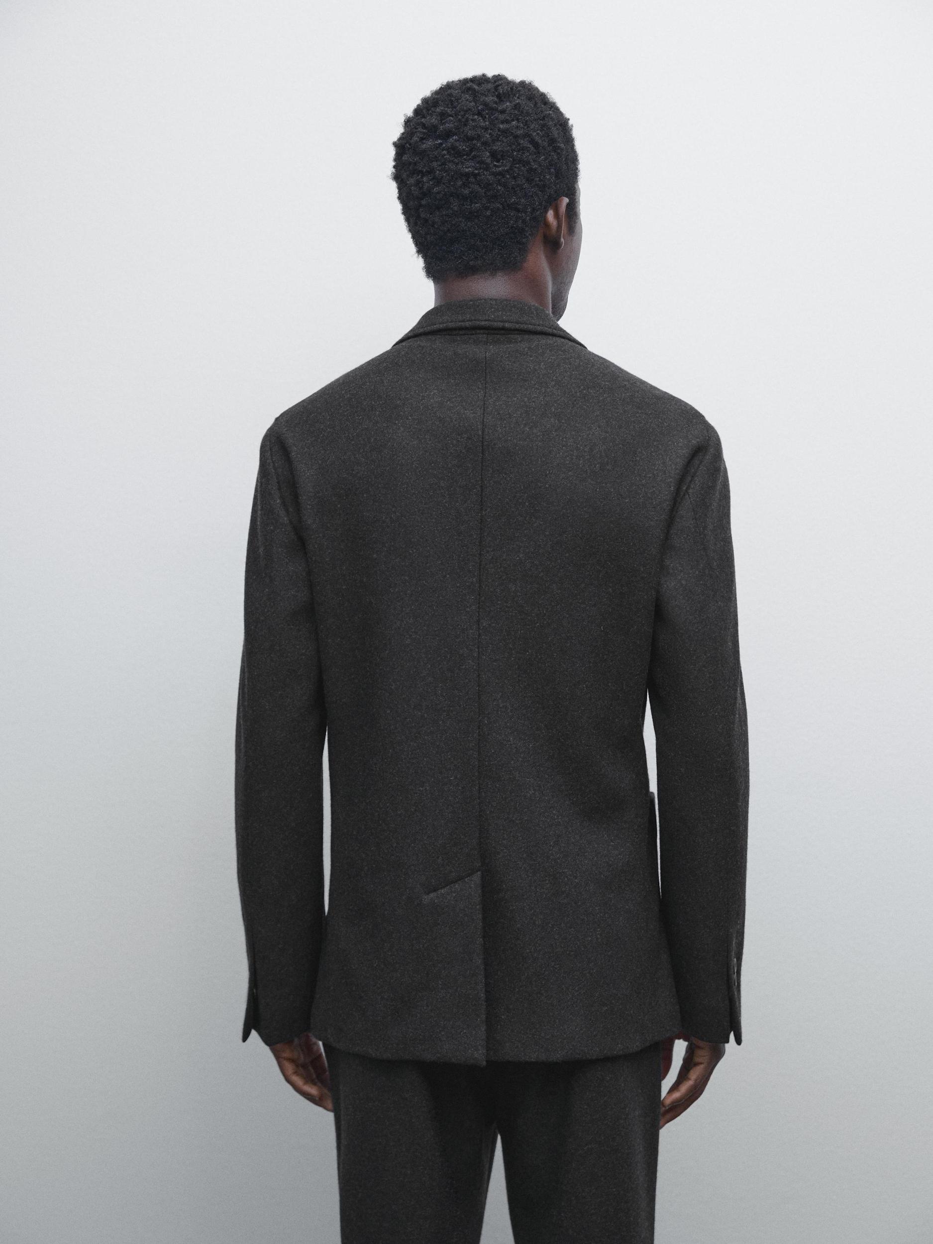 Wool blend suit blazer Product Image