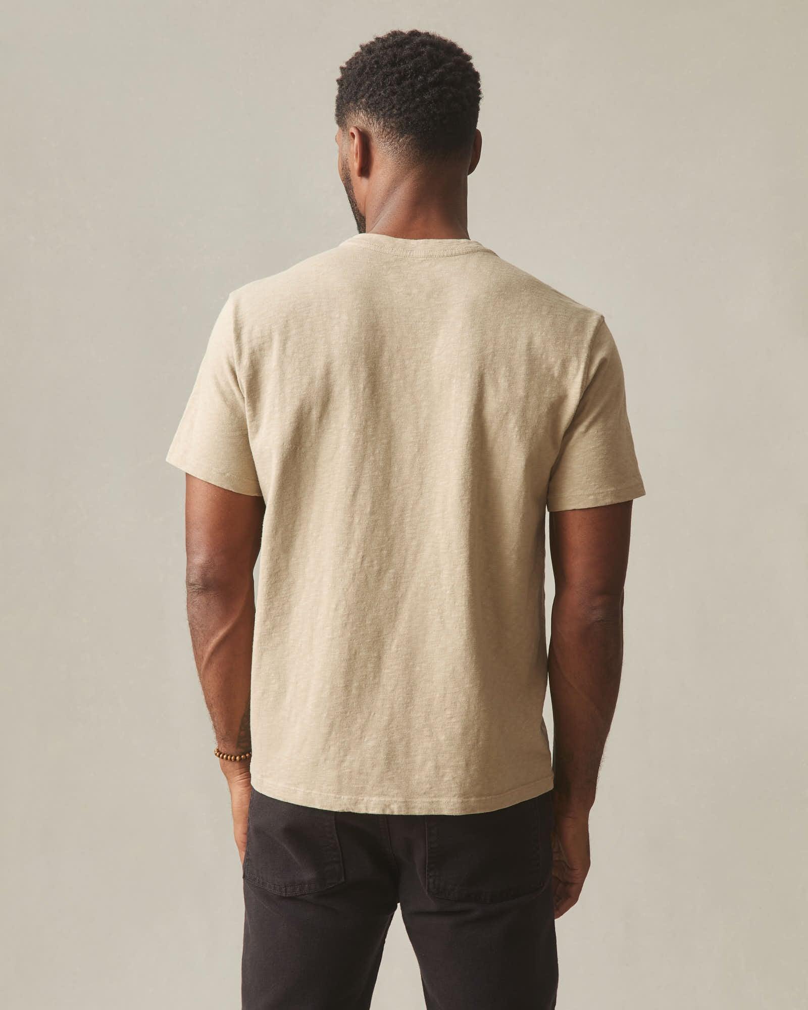 Men's Premium Slub Crew Tee - Lemon Pepper Product Image