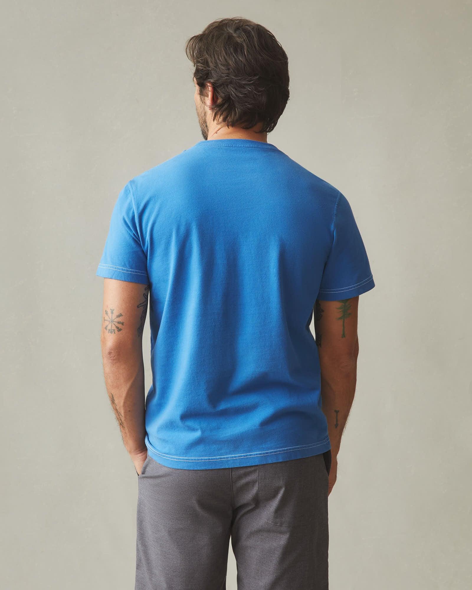 Men's Utility Pocket Tee - Classic Blue Product Image