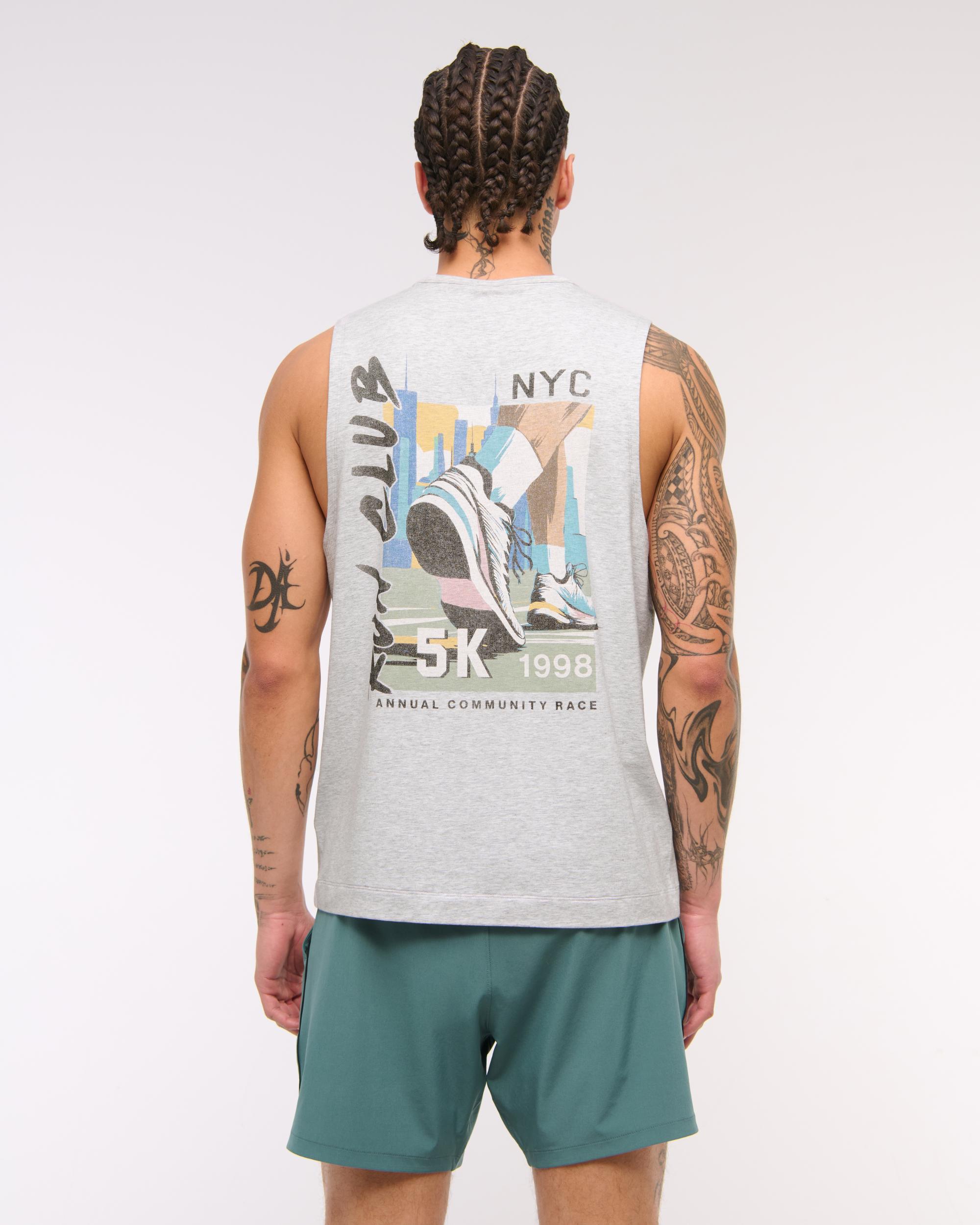 YPB Active Cotton-Blend Graphic Tank Product Image