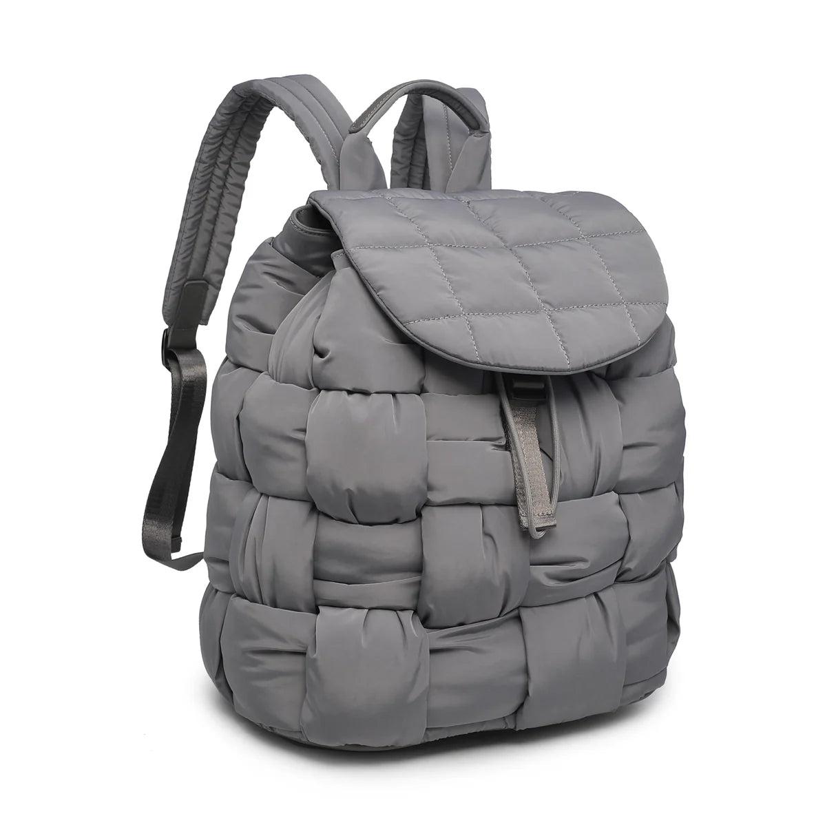 Quilted Woven Nylon Backpack Product Image