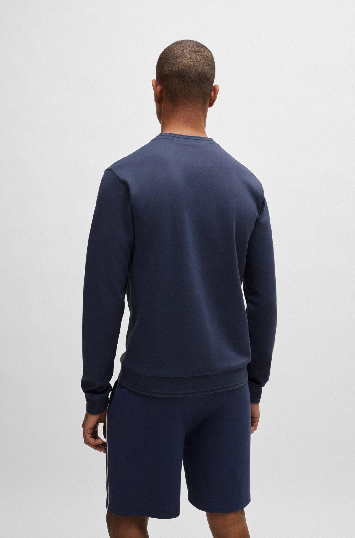 Regular-fit sweatshirt with jacquard structure Product Image