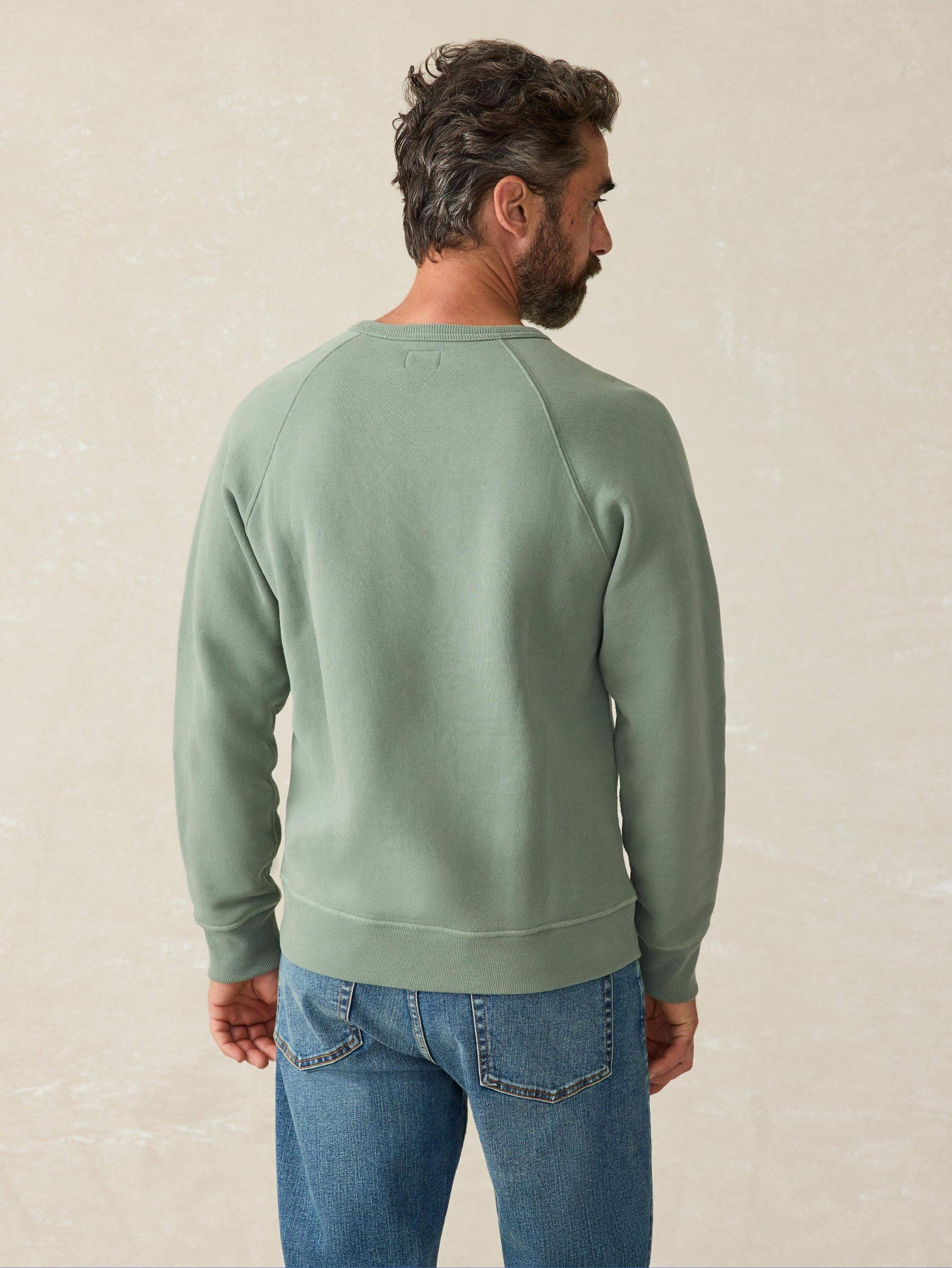 High Standard Fleece Crewneck - Spruce Male Product Image