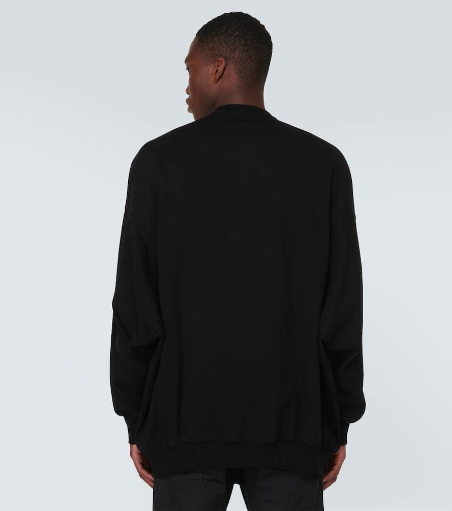 RICK OWENS Black Hollywood Jumbo Flight Bomber Jacket In 09 Black Product Image