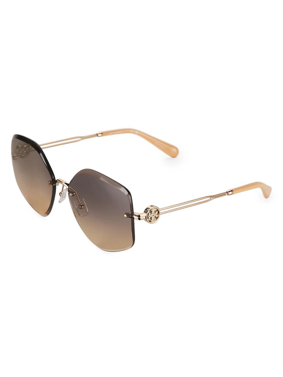 Womens 58MM Geometric Sunglasses Product Image