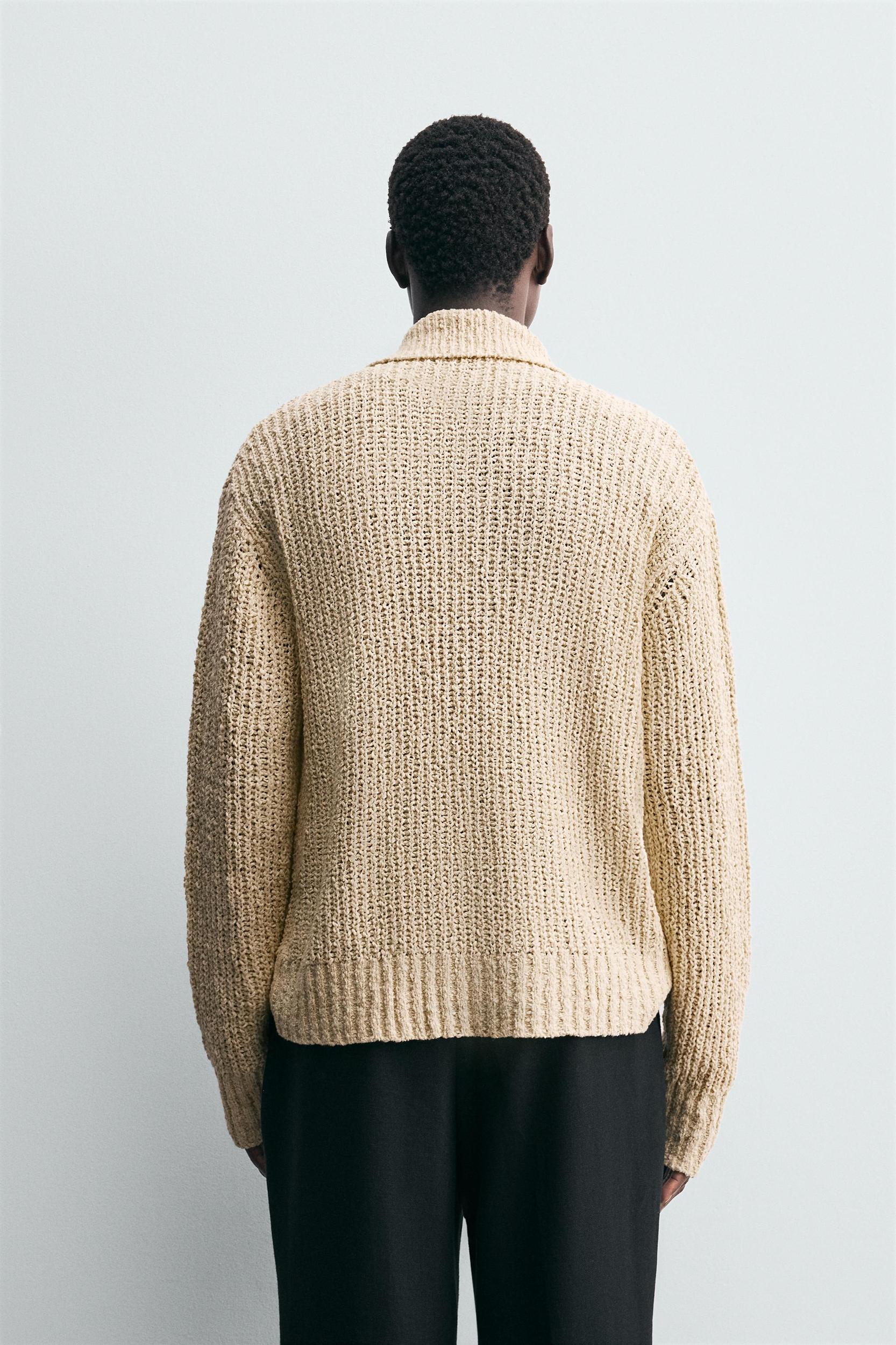 TEXTURED KNIT CARDIGAN Product Image