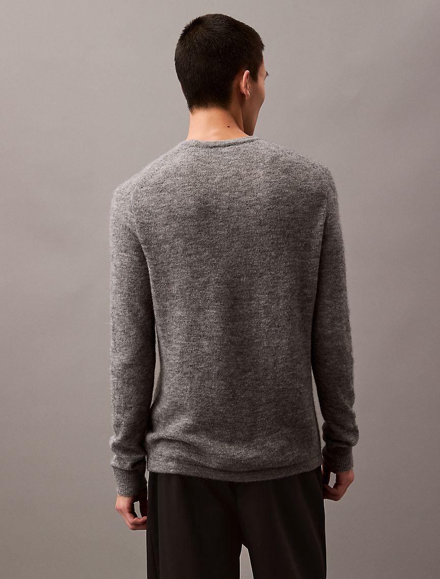 Refined Alpaca Wool Blend Knit Sweater Product Image