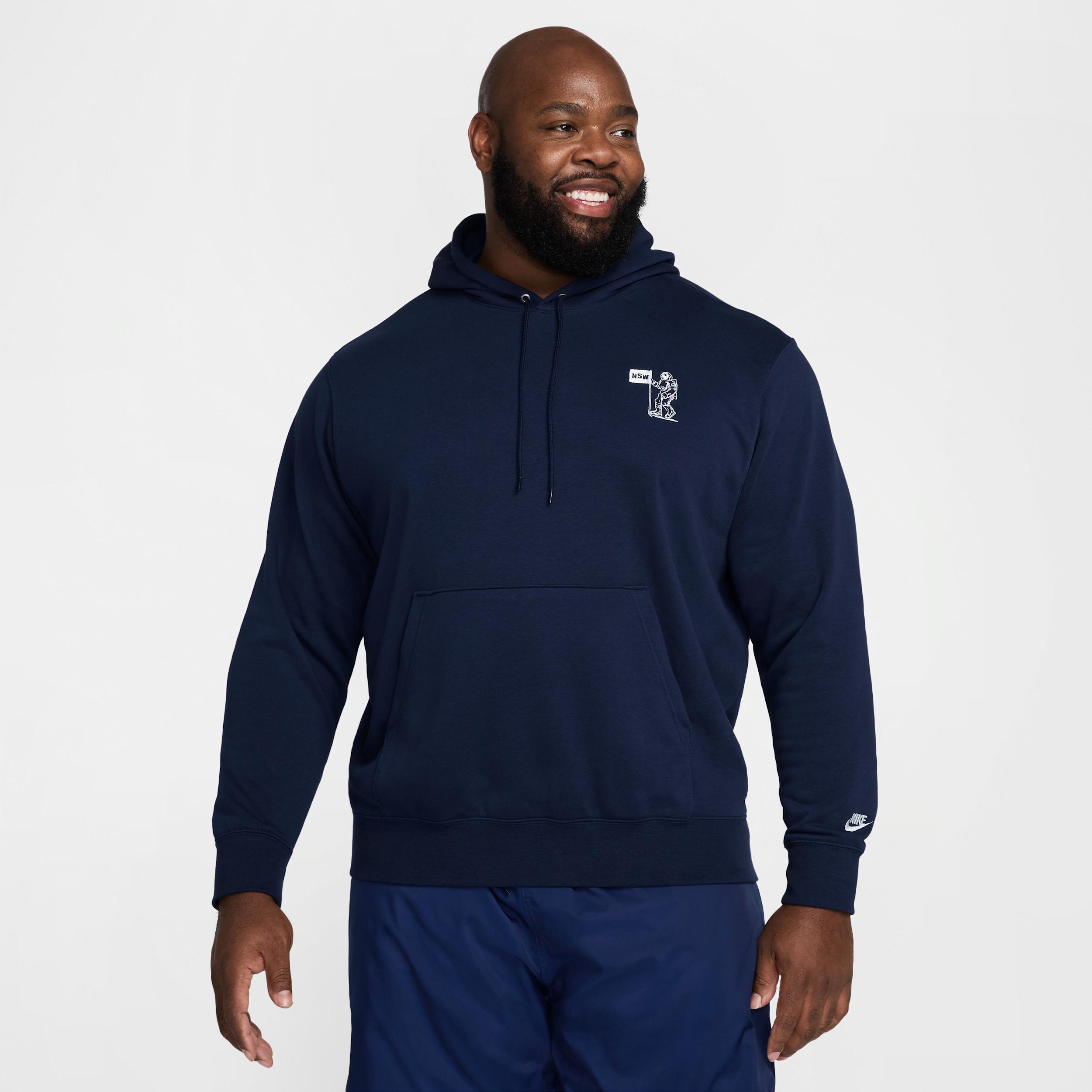 Nike Mens Club French Terry Hoodie | HJ2177-010 Product Image