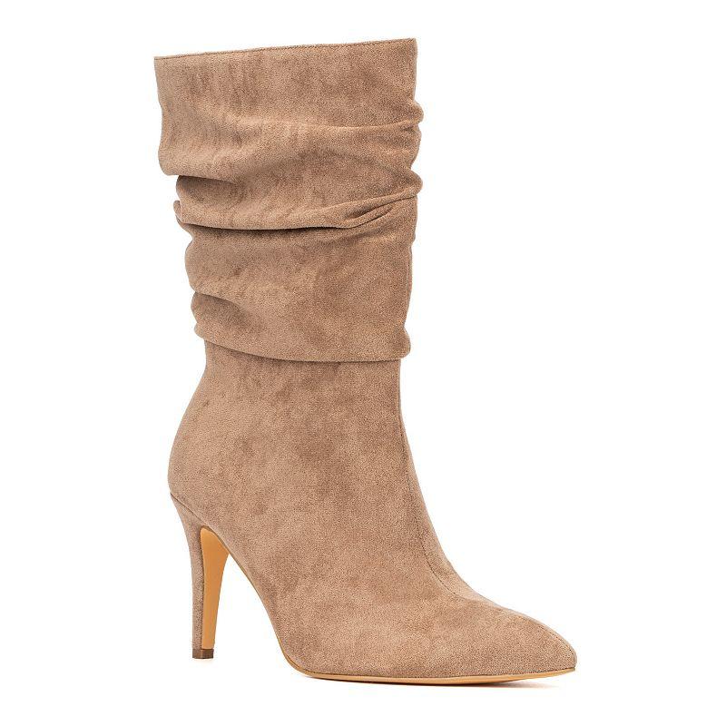 Fashion to Figure Fiona Womens Heeled Mid Calf Boots Product Image