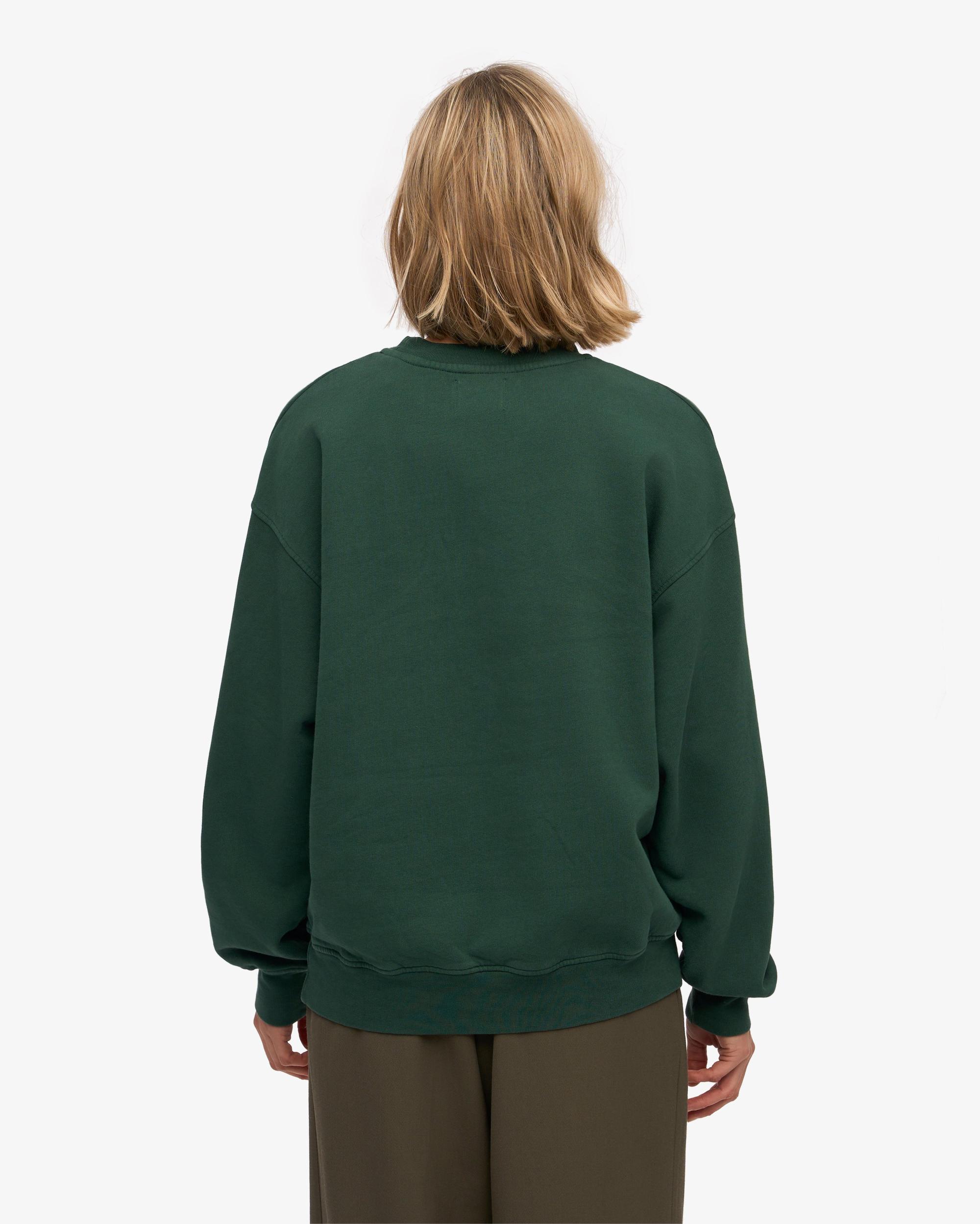 Organic Oversized Crew - Hunter Green Product Image