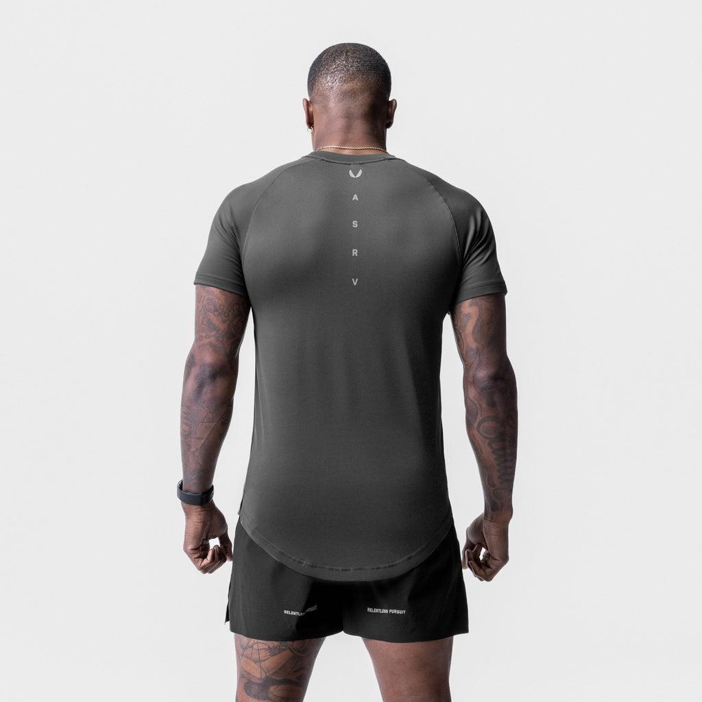 0716. Core Mesh Established Tee - Space Grey Product Image