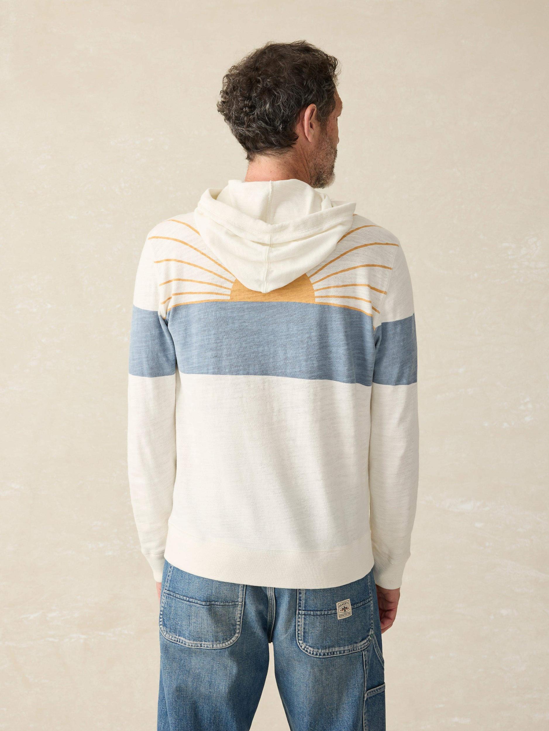 Sunwashed Sunray Hoodie - Ocean Sunrise Male Product Image