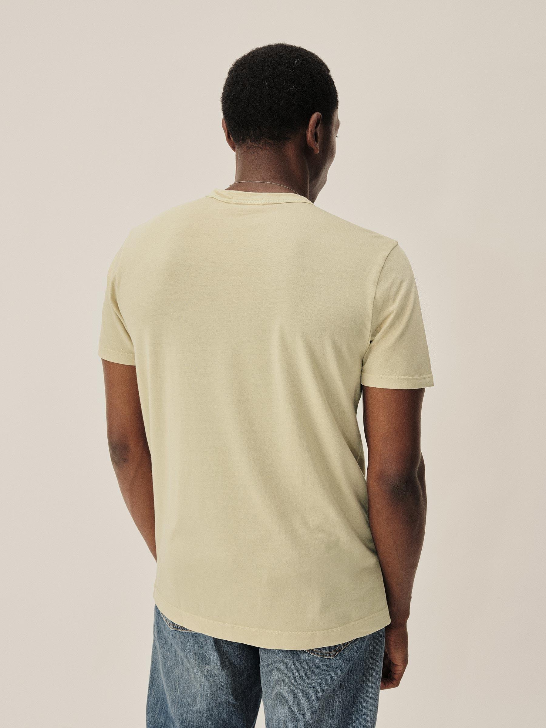 Pale Sand Pima Classic Tee Product Image