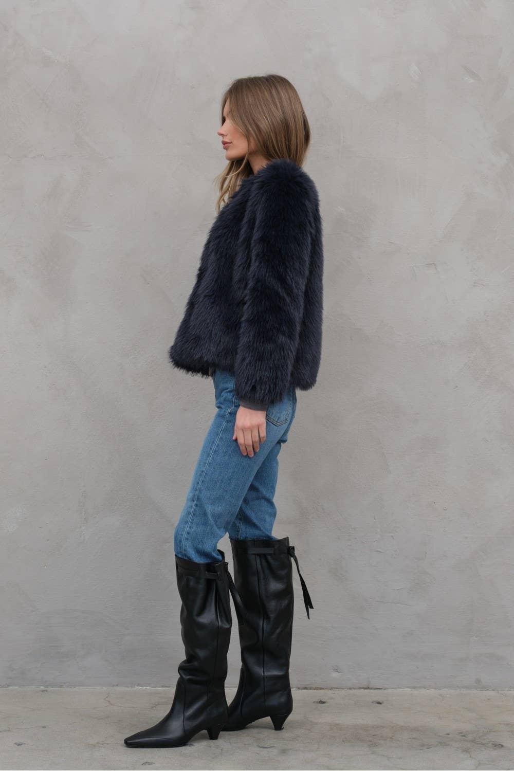 Midnight Fur Jacket Product Image