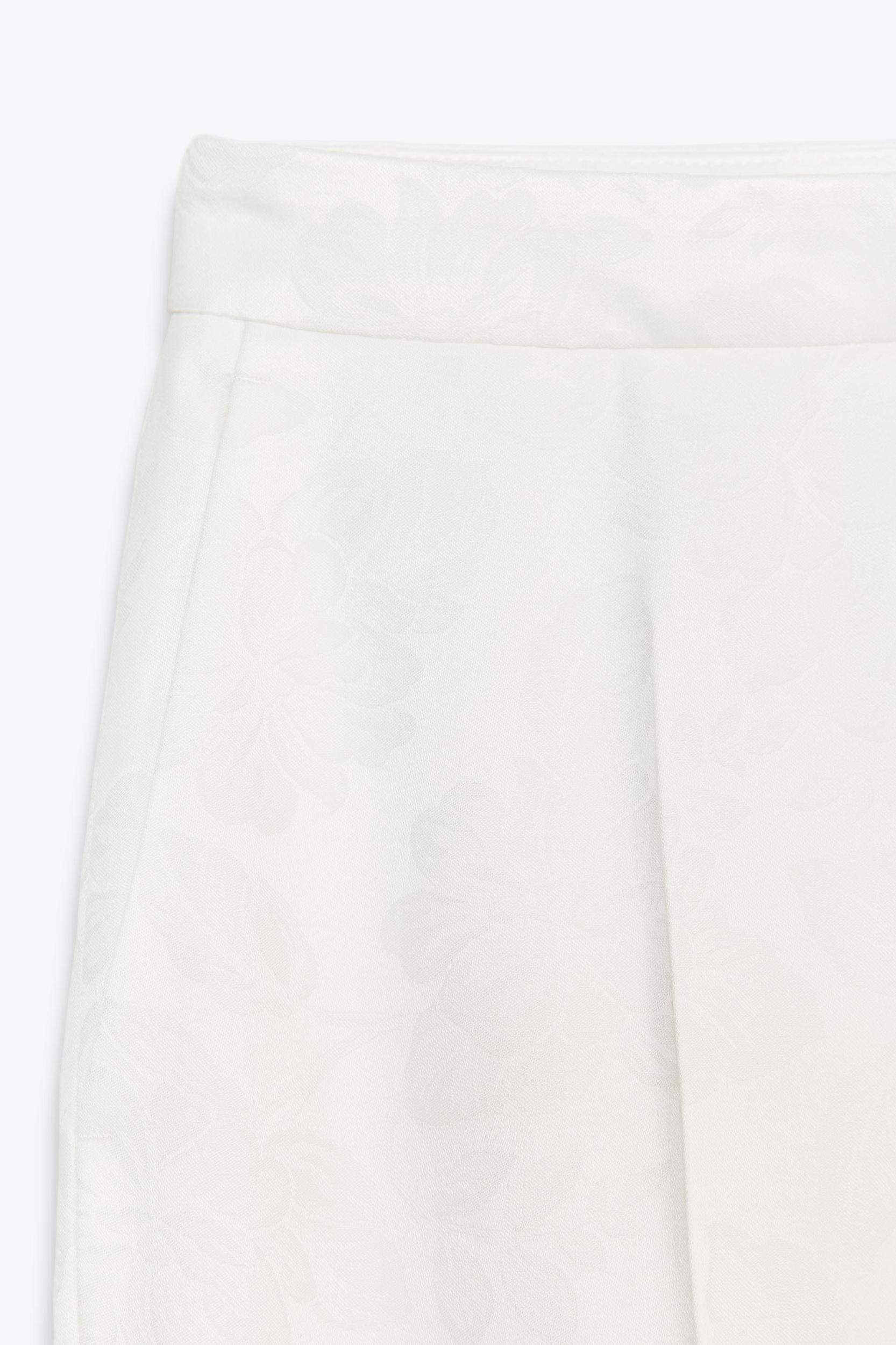 WIDE-LEG JACQUARD PANTS Product Image