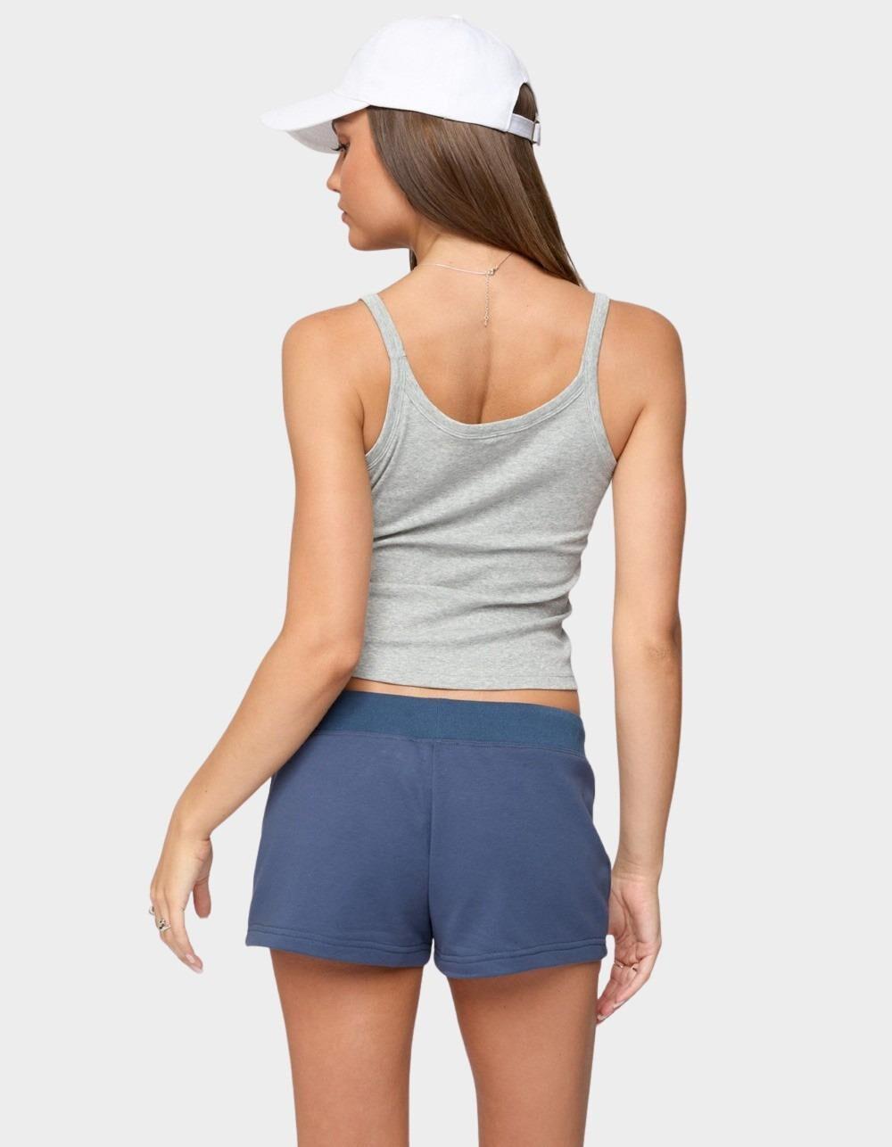EDIKTED Basic Babe Tank Top - GRAY Product Image