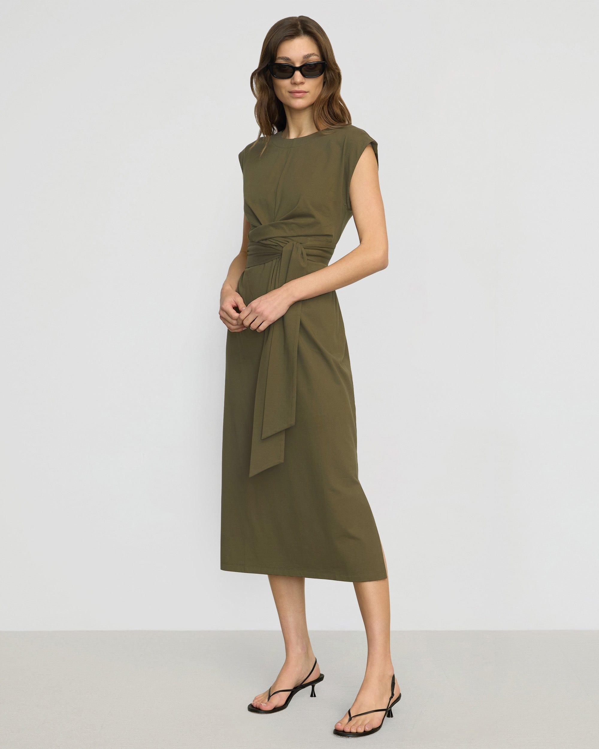 Fei Tie-Front Organic Cotton Dress Product Image