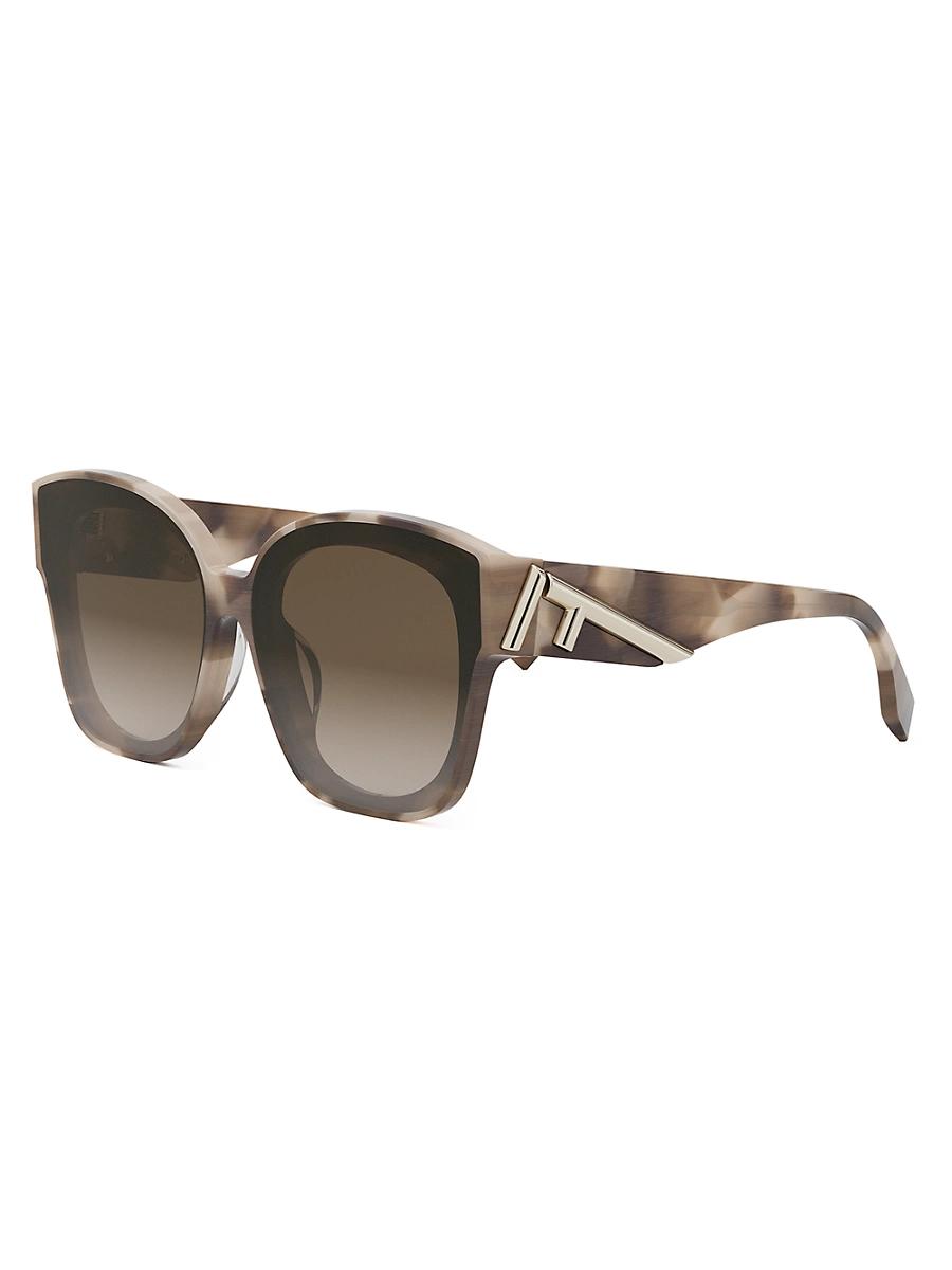 Womens First 63MM Square Sunglasses Product Image