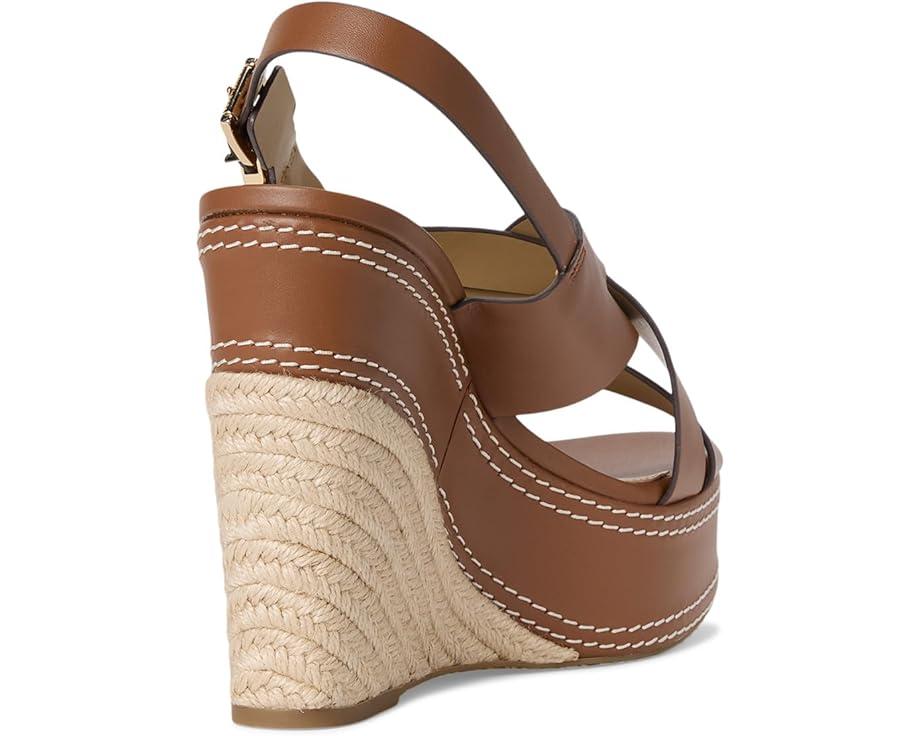 Ellna Cross-band Wedge Sandals Product Image