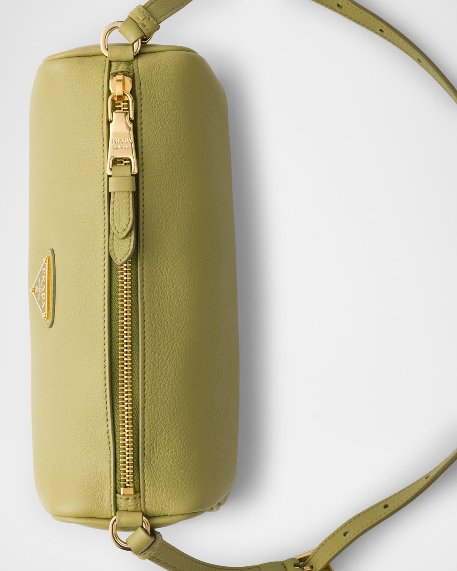 Rounded Calfskin Leather Pouch Bag Product Image