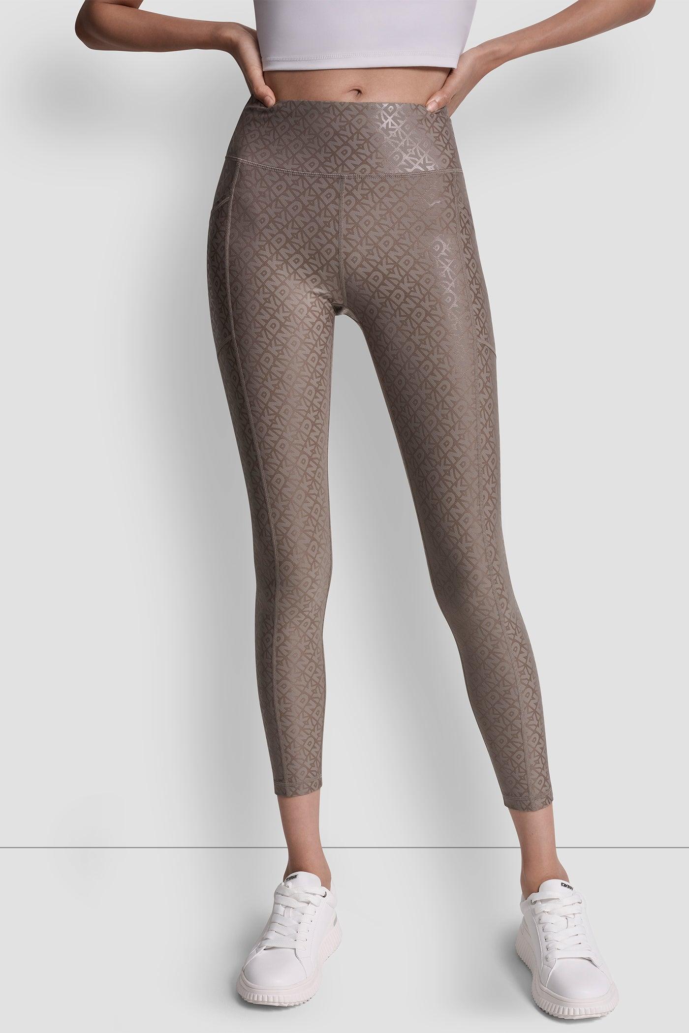 HIGH-RISE LOGO-JACQUARD 7/8-LENGTH ELEVATE LEGGING Product Image
