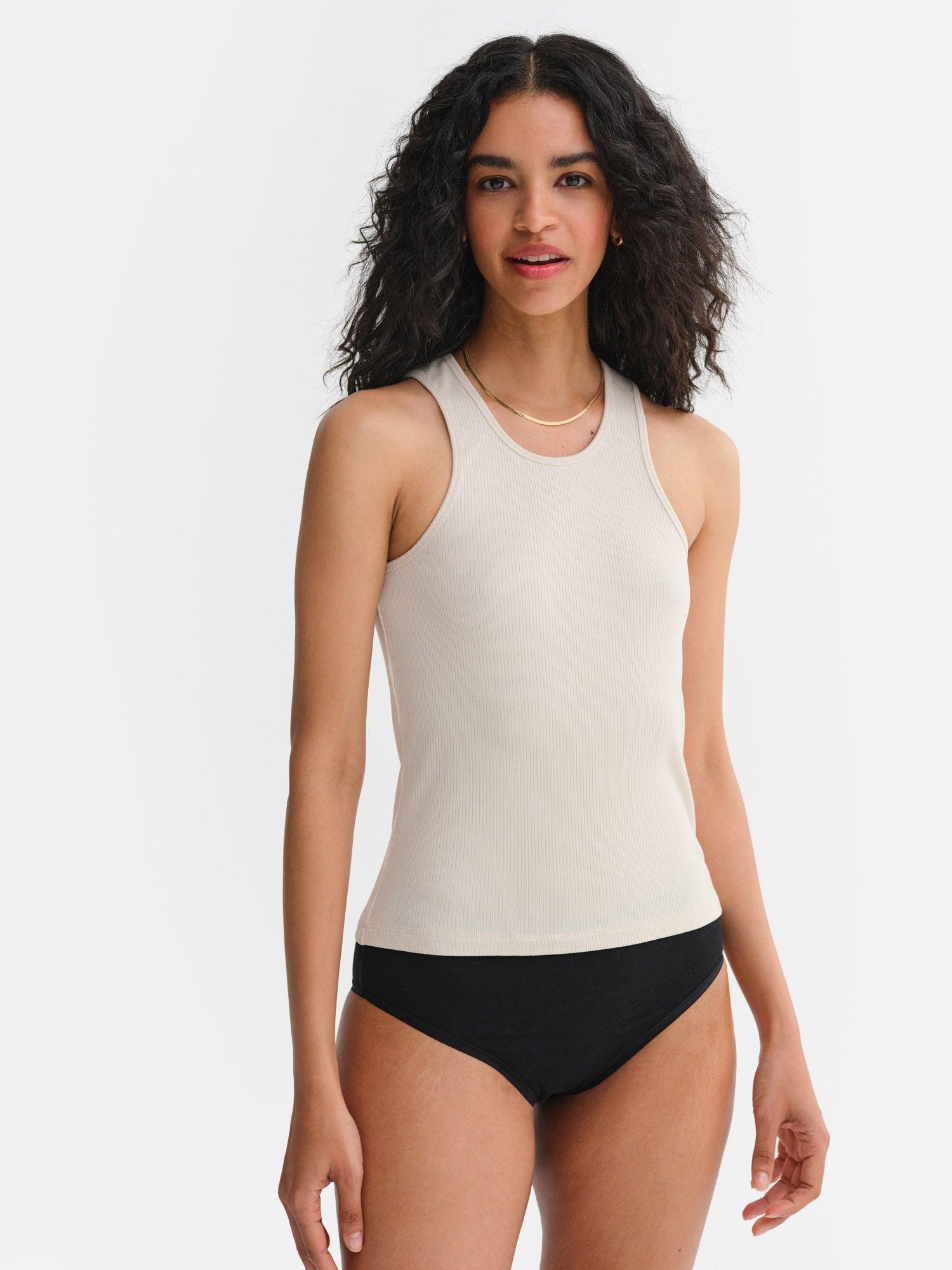 Tencel Rib Easy Tank Female Product Image